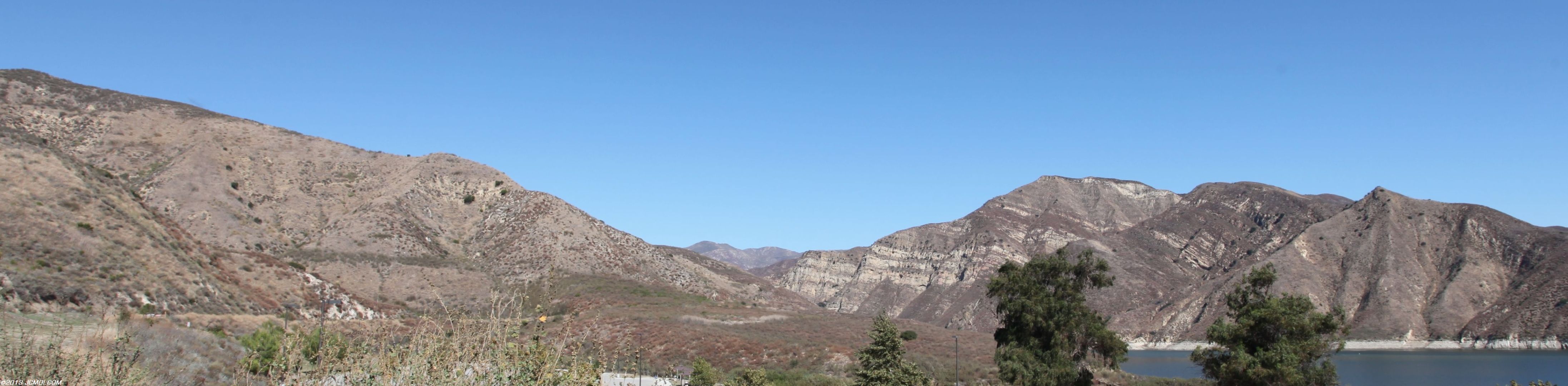 Piru Lake wide angle panoramic 11/17/2011